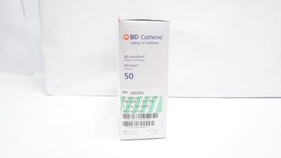 BD 386865 Cathena Safety IV Catheter w/BD Multiguard 18GA 1.25inch - Box of 50